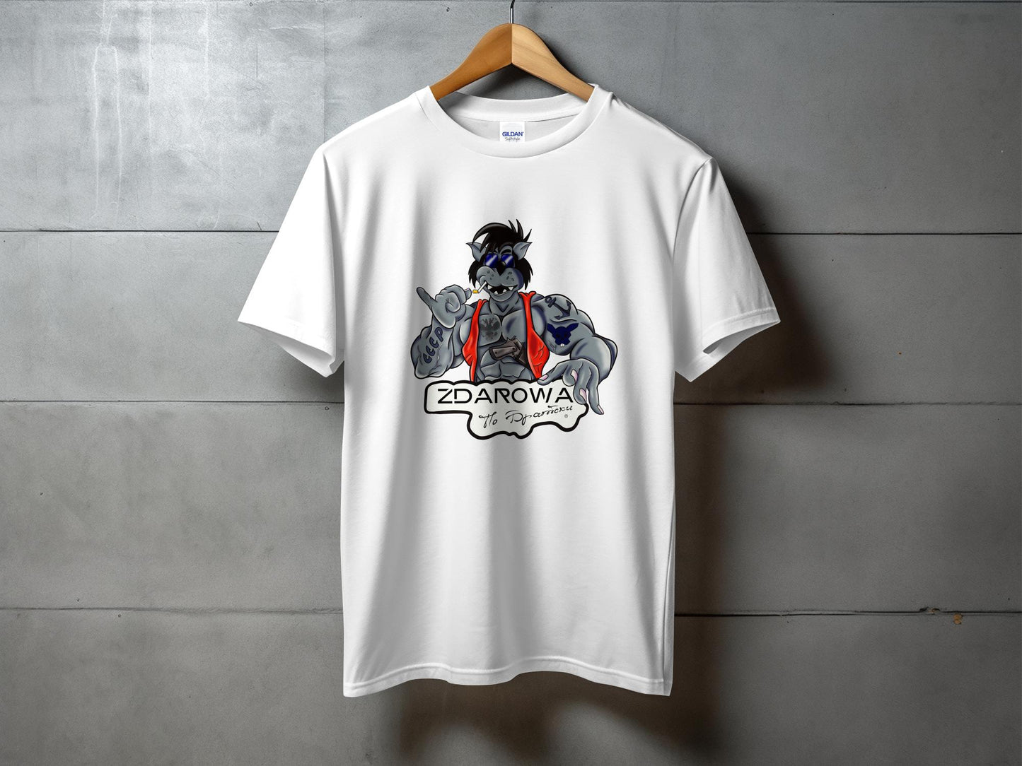 # Gangster Волк  T-shirt Oversize